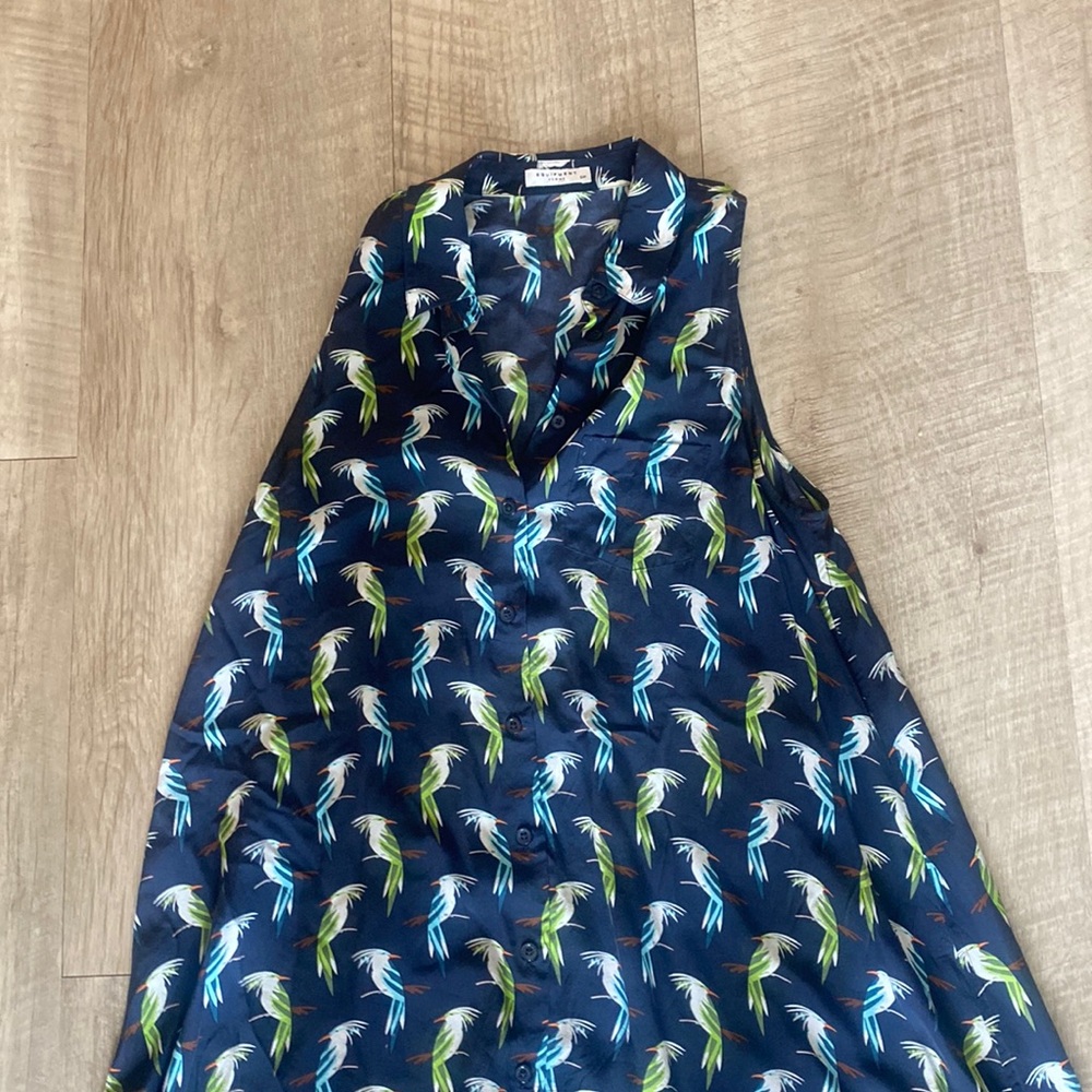 Equipment button down dress